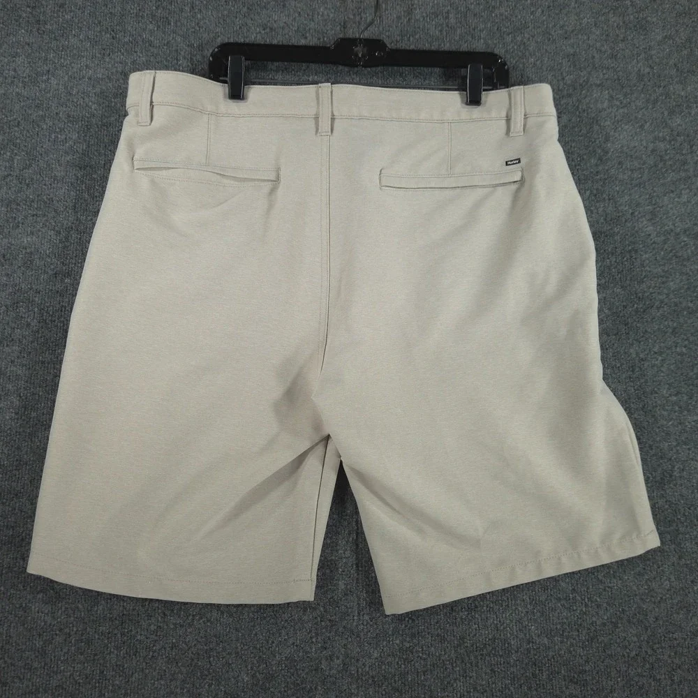 Hurley Men's 38 Beige Hybrid Spacedye Chino Walk Shorts HMS24-08577